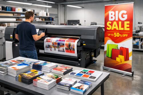 Atelier d'impression avec promotion en cours