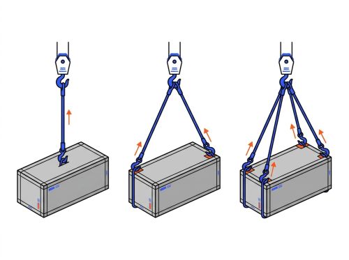 Élingue de grue : points d'accroche