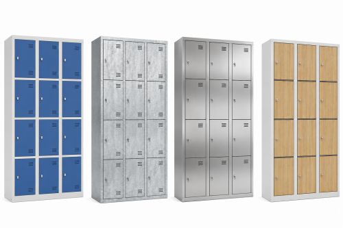 vestiaires multicases bois