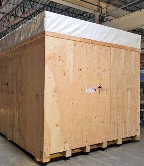 Grande caisse en bois