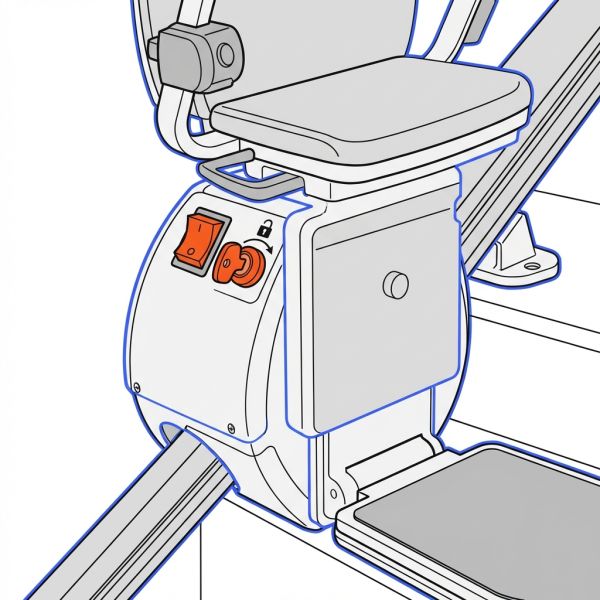 Sécurité démontage monte-escalier
