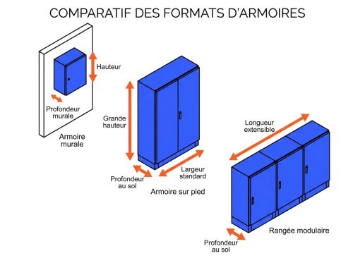 Formats armoires industrielles