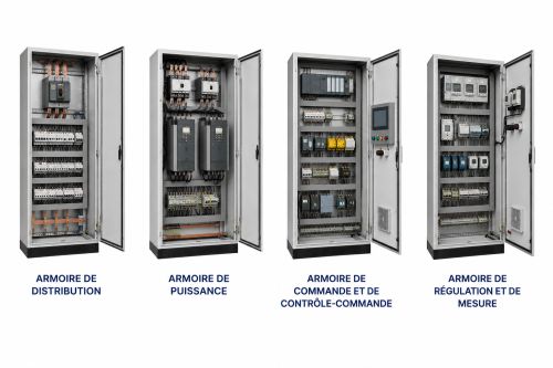 schema armoire electrique industriel