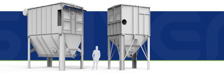 Dépoussiéreurs industriels à manches fixe