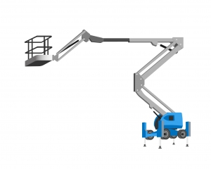 Nacelle ciseau avec stabilisateur