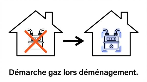 Démarche gaz lors déménagement.