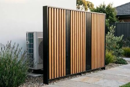 écran acoustique pour pompe à chaleur