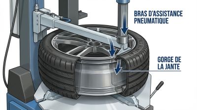 démontage pneu runflat