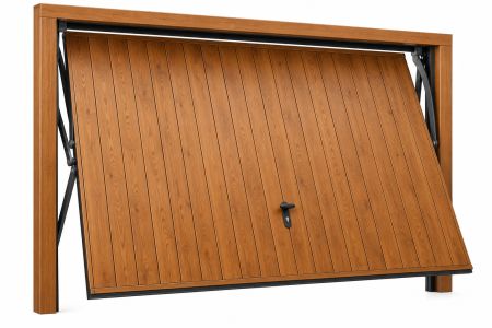 porte de garage bois