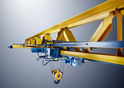 Pont roulant avec palan