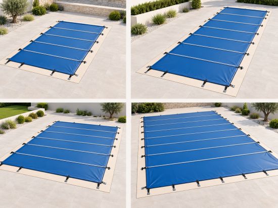 Bâches à barres pour piscine