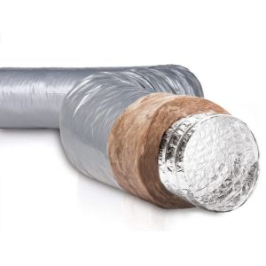 gaine flexible aluminium à armature renforcé