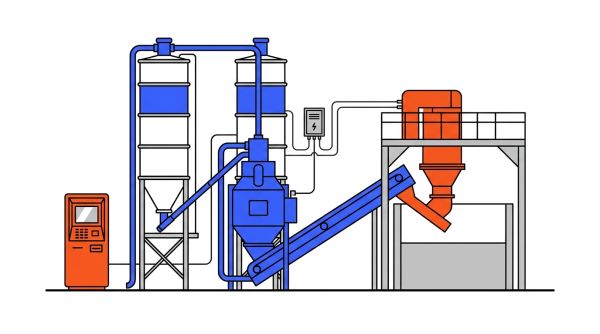 Schéma d'un distributeur de béton (DAB)