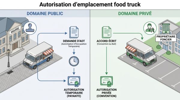 Autorisation d'emplacement food truck