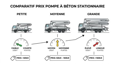 Comparatif prix pompe à béton stationnaire