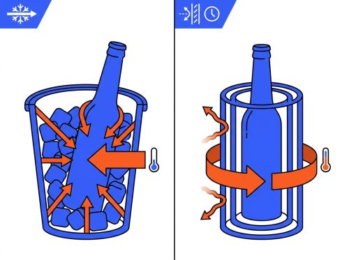 Comparatif refroidisseur à vin et maintien