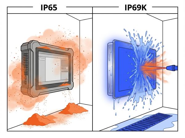 Panel PC IP65 contre IP69K