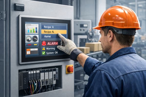 usages du panel PC en IHM machine 