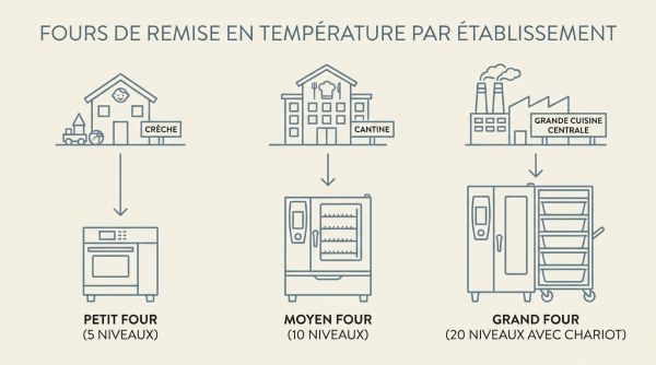 Four de remise en température par établissement