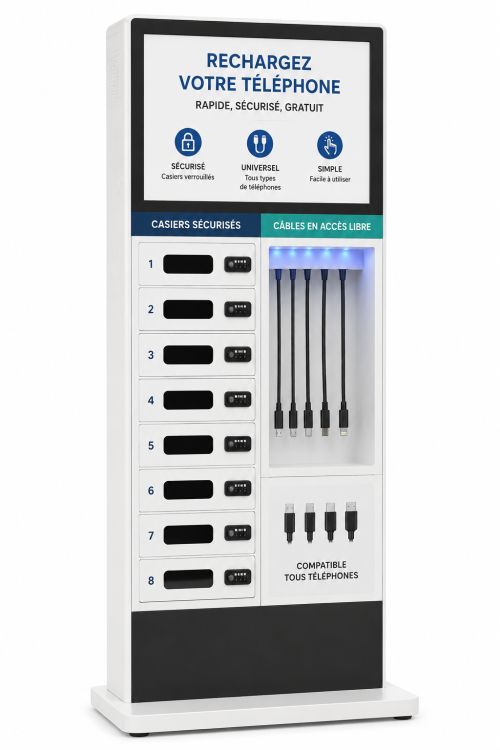 Solutions hybrides de recharge de téléphone