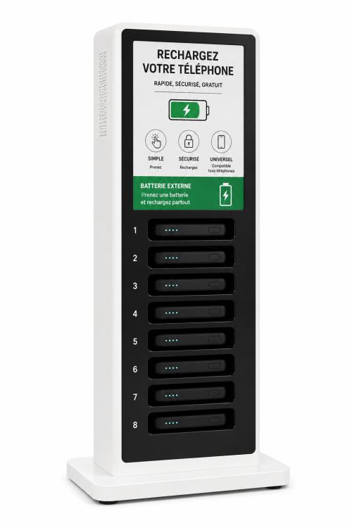 Stations de power banks 