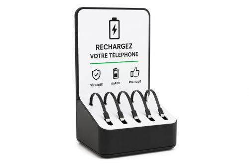 Stations de recharge à câbles intégrés