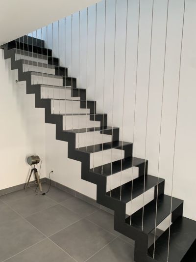 escalier droit métallique moderne escalier droit métallique moderne