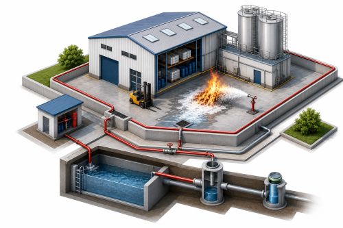 systeme retention eau incendie