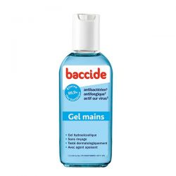 Gel hydroalcoolique baccide 30 ml