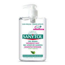 gel hydroalcoolique  Sanytol