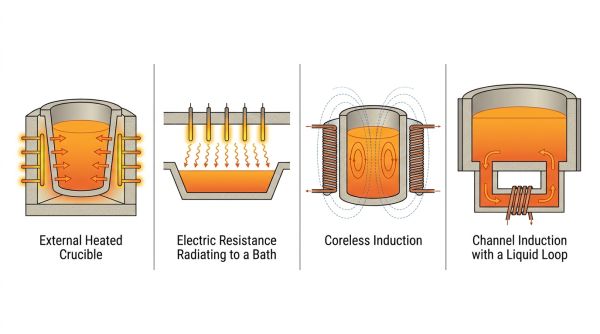 Comparatif technique des fours de fusion.