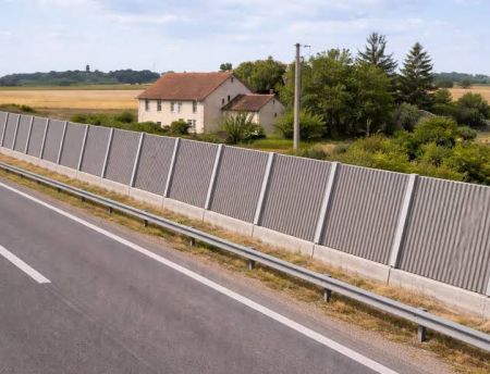Mur anti-bruit pour autoroute