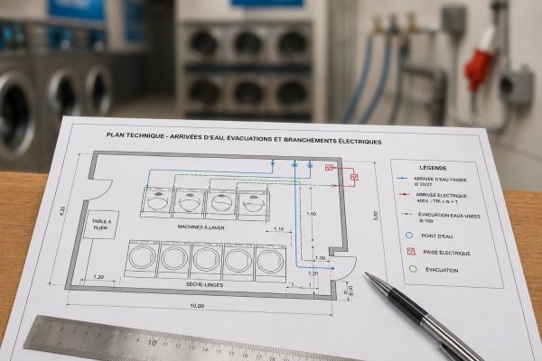 dimensionnement laverie