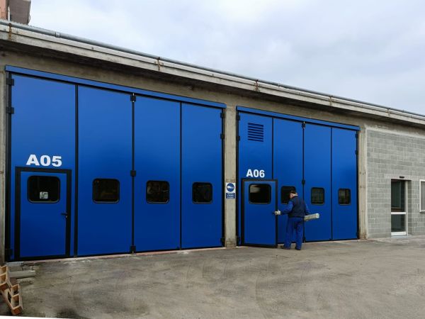 porte pliante industrielle