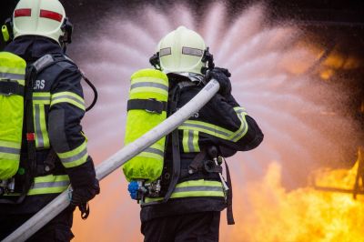 Extinction d'une incendie