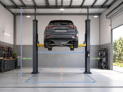 Quelles dimensions prévoir pour un pont élévateur ?