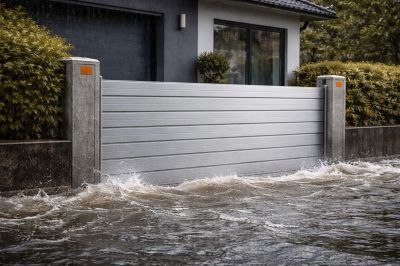 Muret anti - inondation