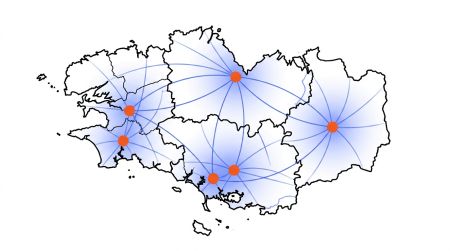 Carte agences manutention BZH
