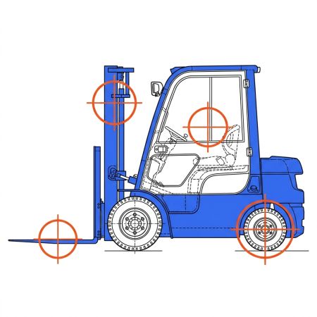 Points contrôle VGP chariot