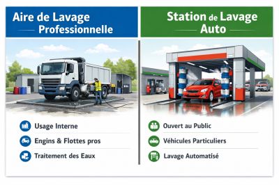 Comparaison des stations de lavage