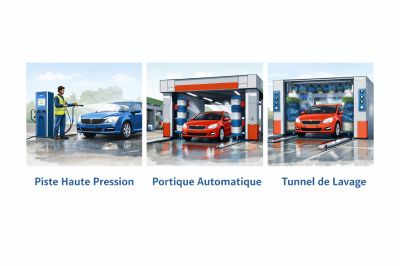 Types de stations de lavage auto