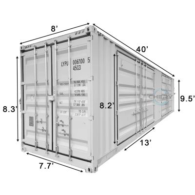 Container High Cube 40 pieds Container High Cube 40 pieds
