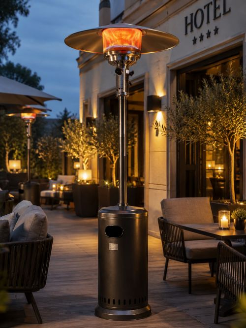 chauffage parasol gaz hotel