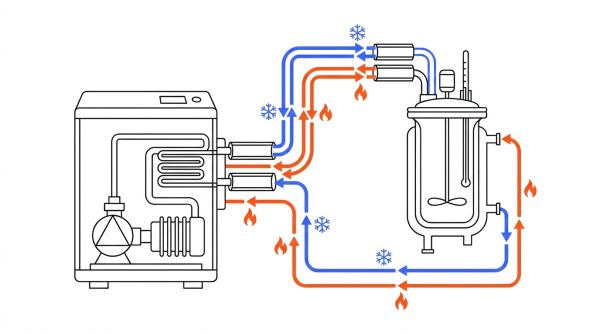 Fonctionnement d'un cryostat avec réacteur