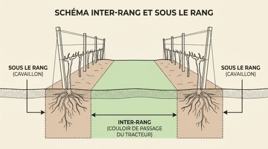 Schéma inter-rang et sous le rang