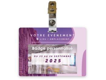 Quels sont les types de badges événementiels ?