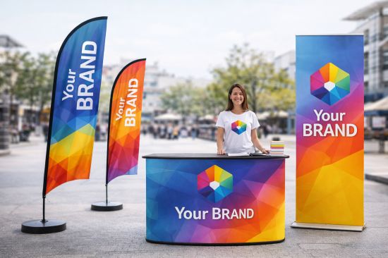 Événement promotionnel en plein air