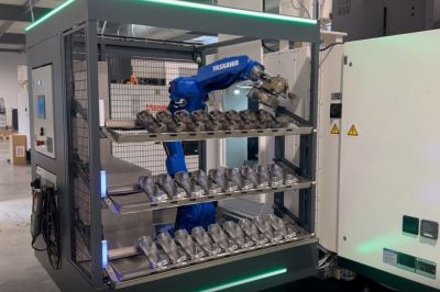 Cellule robotisée de chargement déchargement Cellule robotisée de chargement déchargement