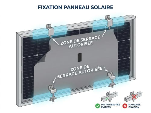 Fixation panneau solaire