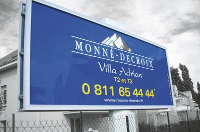 panneau d’affichage monopied